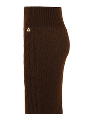 Gonna longuette in costa inglese AKEP Donna - Marrone