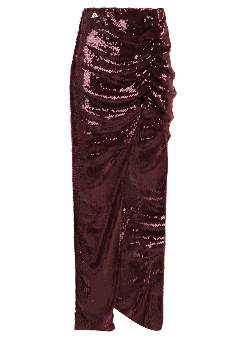 Gonna lunga pareo paillettes AKEP Donna - Rosso