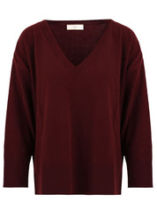 Maglia con dettagli omeri AKEP Donna - Rosso