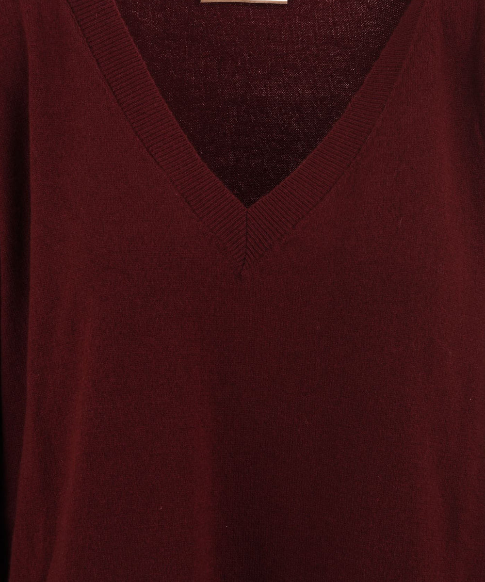 Maglia con dettagli omeri AKEP Donna - Rosso