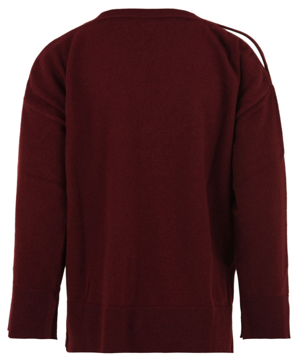 Maglia con dettagli omeri AKEP Donna - Rosso