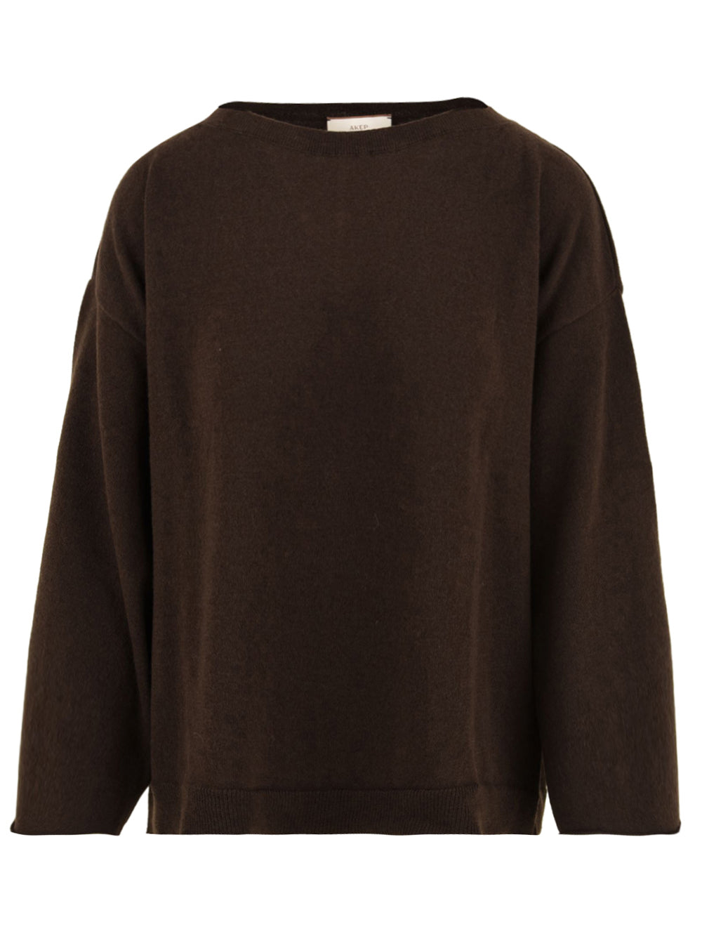 Maglia con scollo a barca AKEP Donna - Marrone