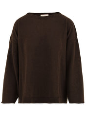 Maglia con scollo a barca AKEP Donna - Marrone