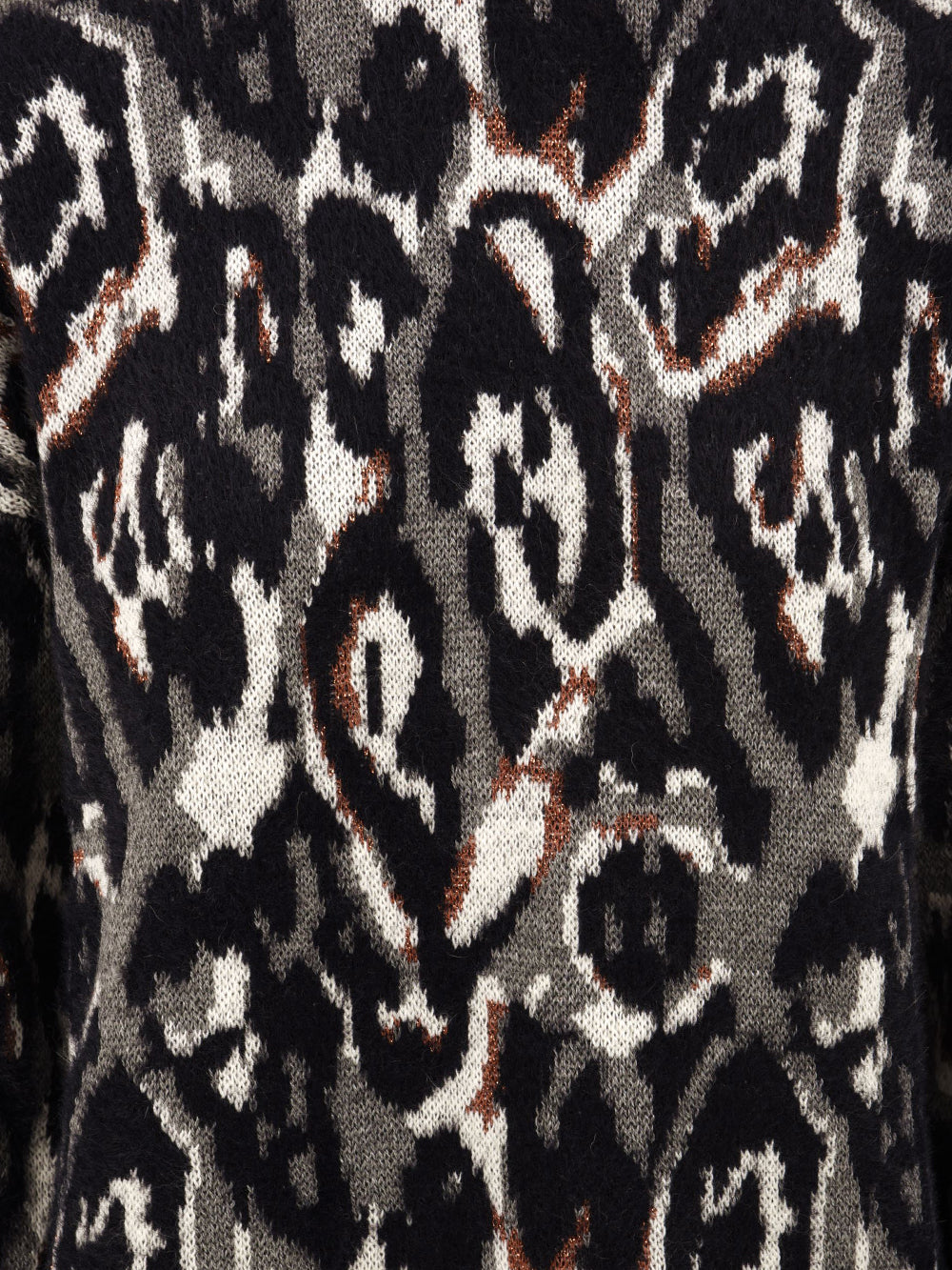 Maxipull jacquard maculato AKEP Donna - Multicolore