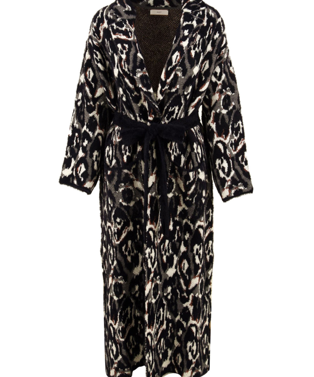 Cappotto jacquard maculato AKEP Donna - Multicolore