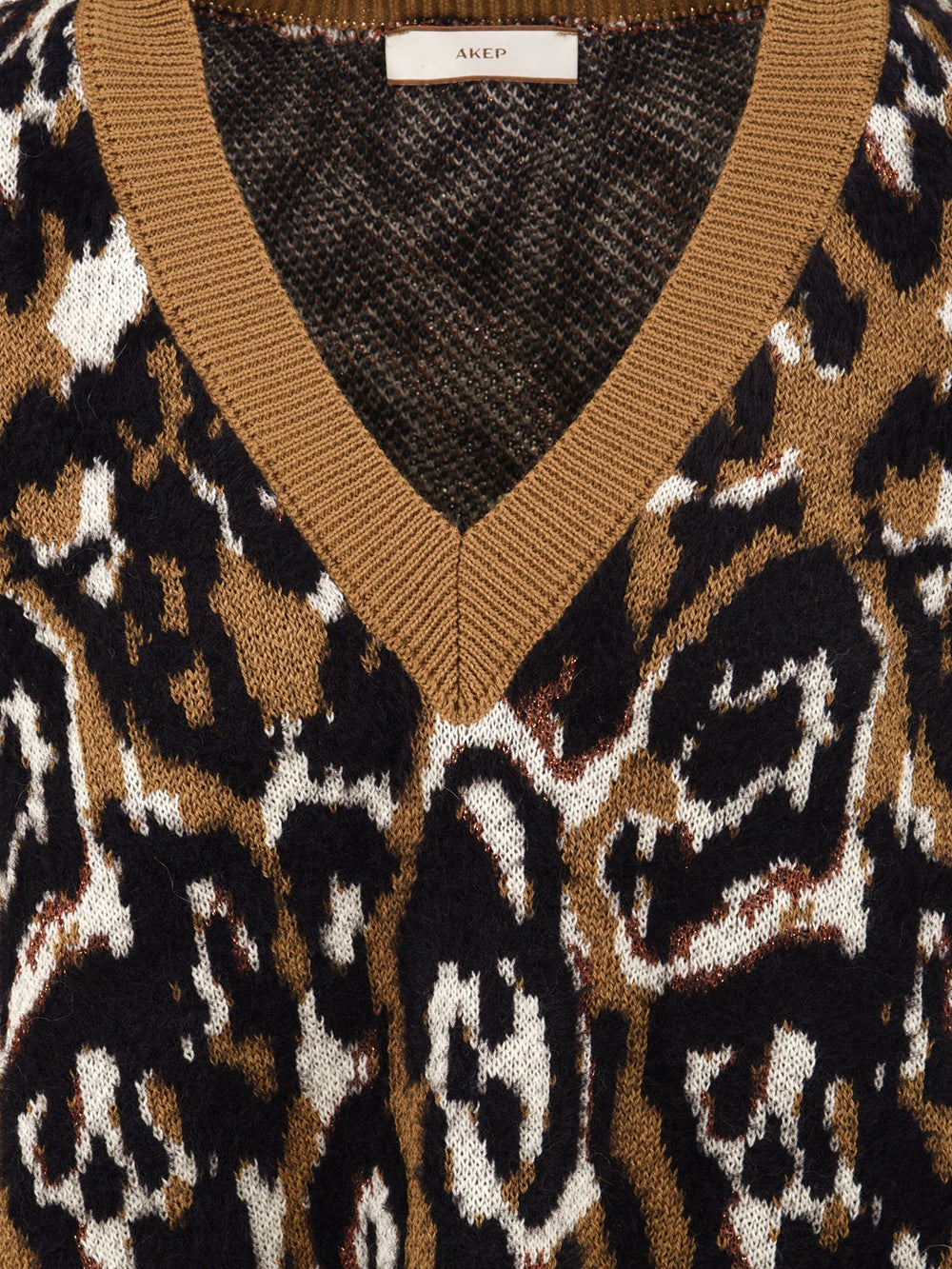 Maglione jacquard maculato AKEP Donna - Multicolore