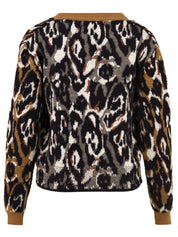 Maglione jacquard maculato AKEP Donna - Multicolore