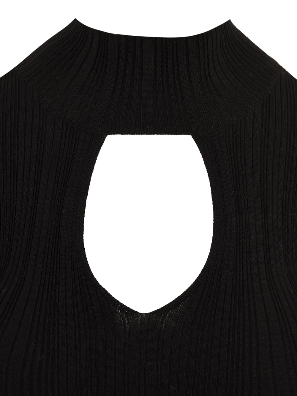 Maglia lupetto con volant manica AKEP Donna - Nero