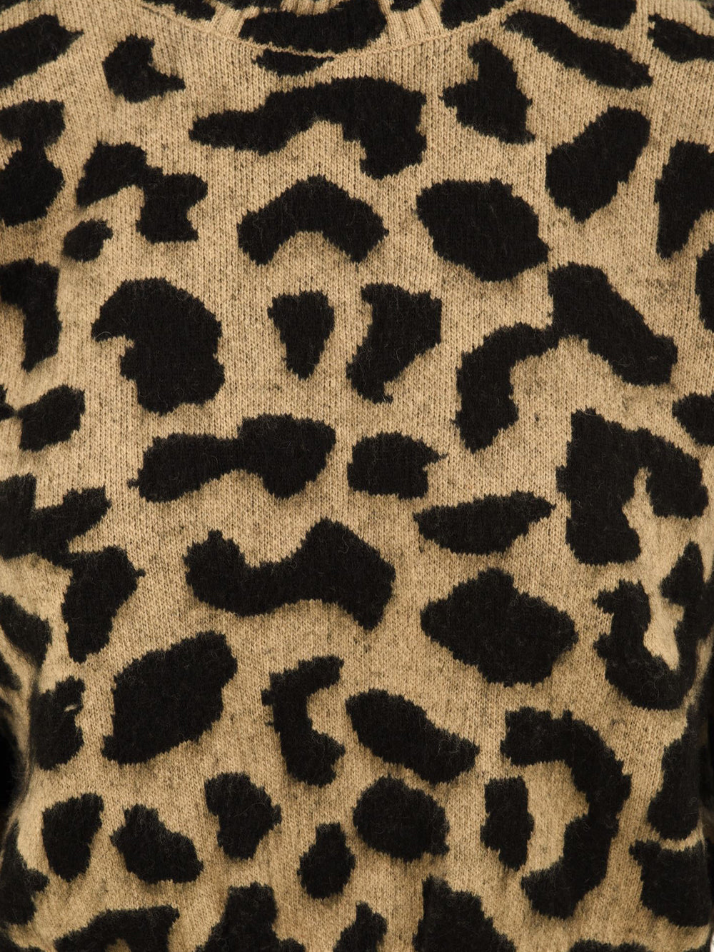 Maglione girocollo maculato AKEP Donna - Multicolore