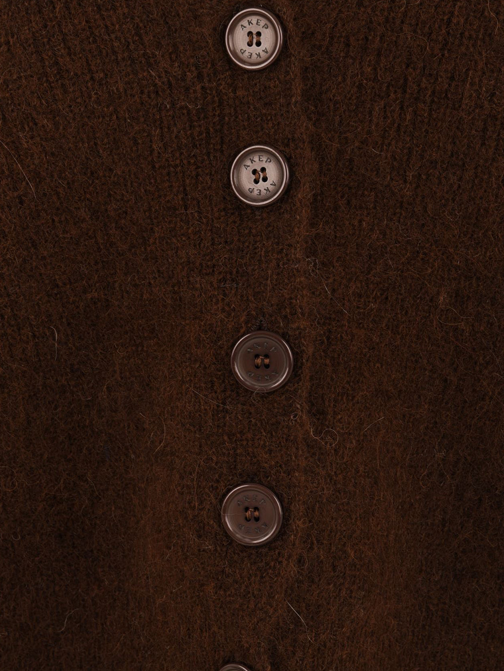 Cardigan corto costa inglese AKEP Donna - Marrone