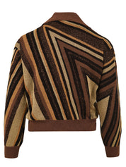 Polo in maglia riga diagonale AKEP Donna - Multicolore