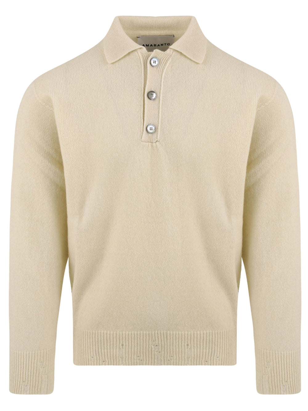 Polo AMARANTO Uomo - Bianco