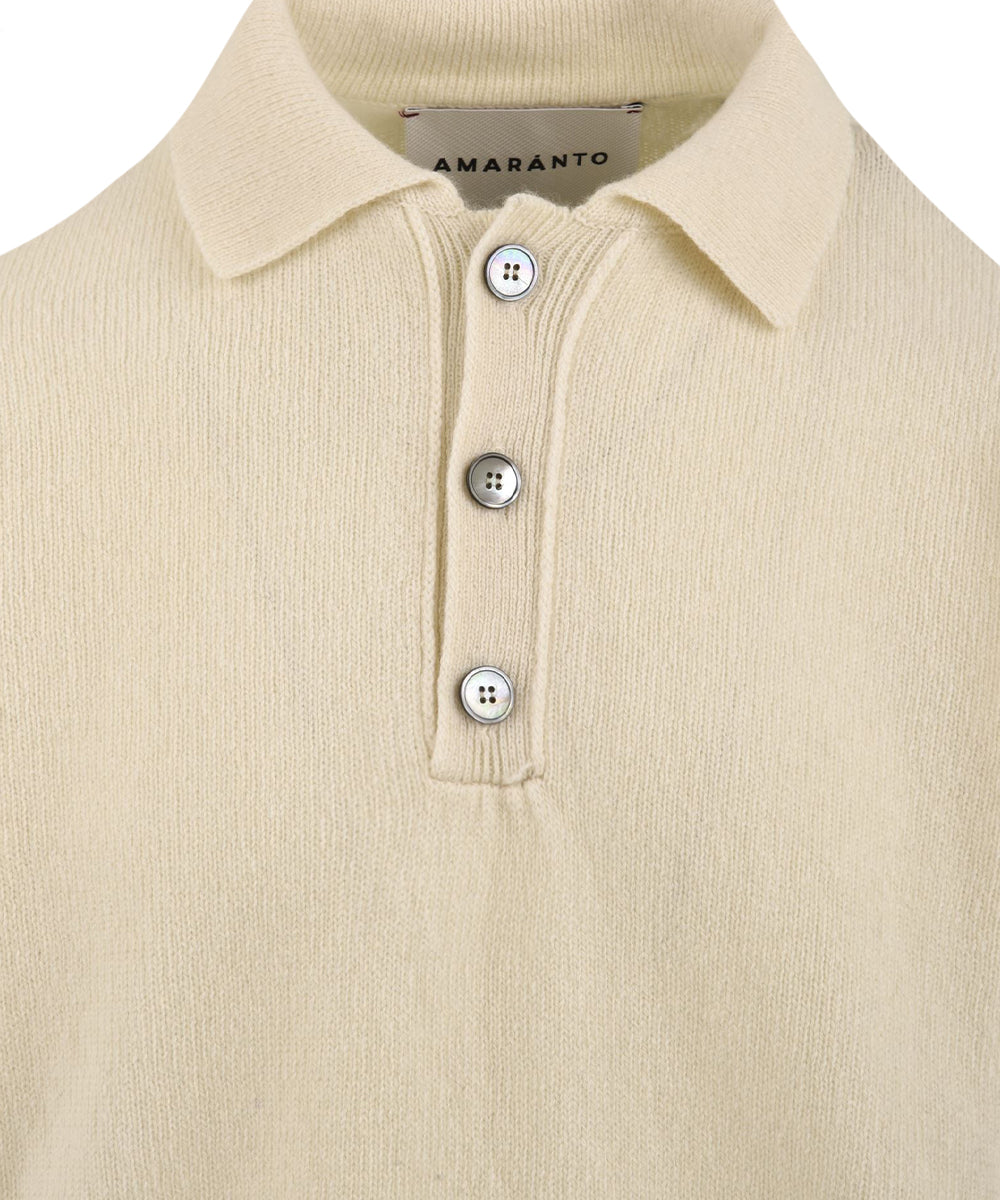 Polo AMARANTO Uomo - Bianco