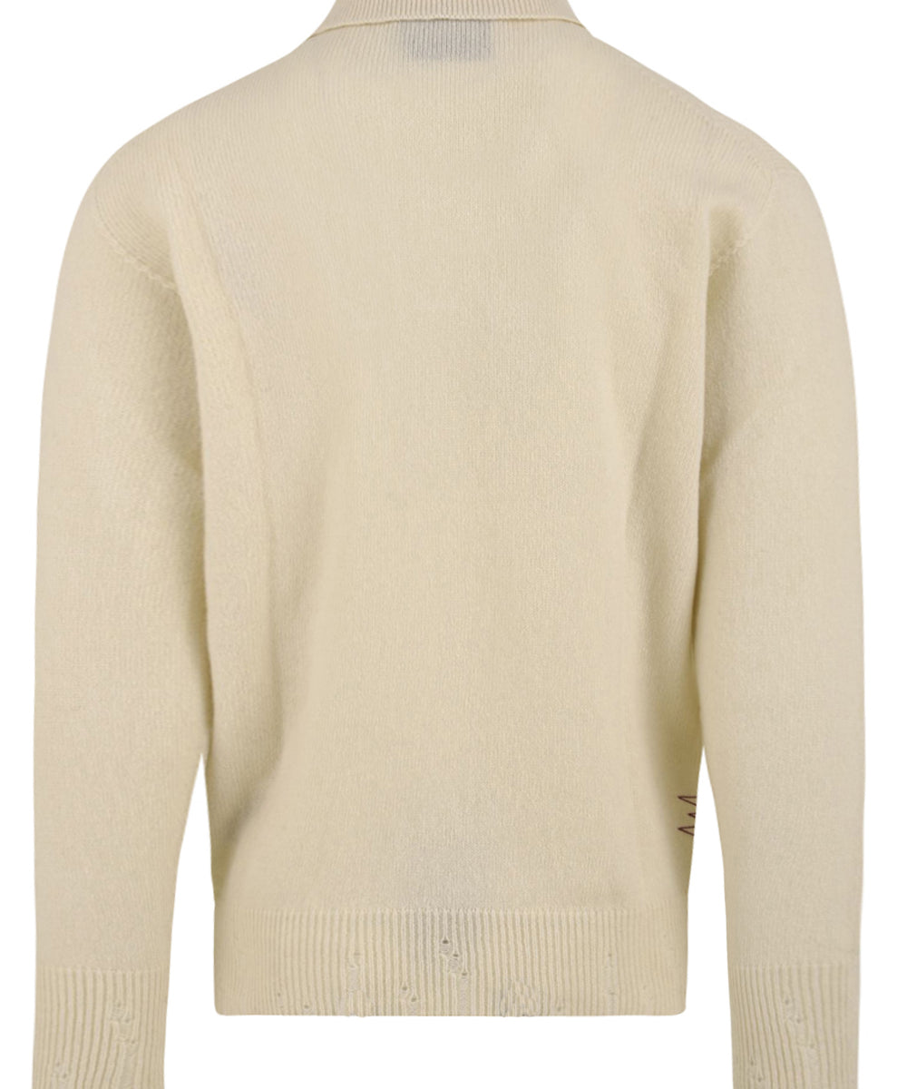 Polo AMARANTO Uomo - Bianco