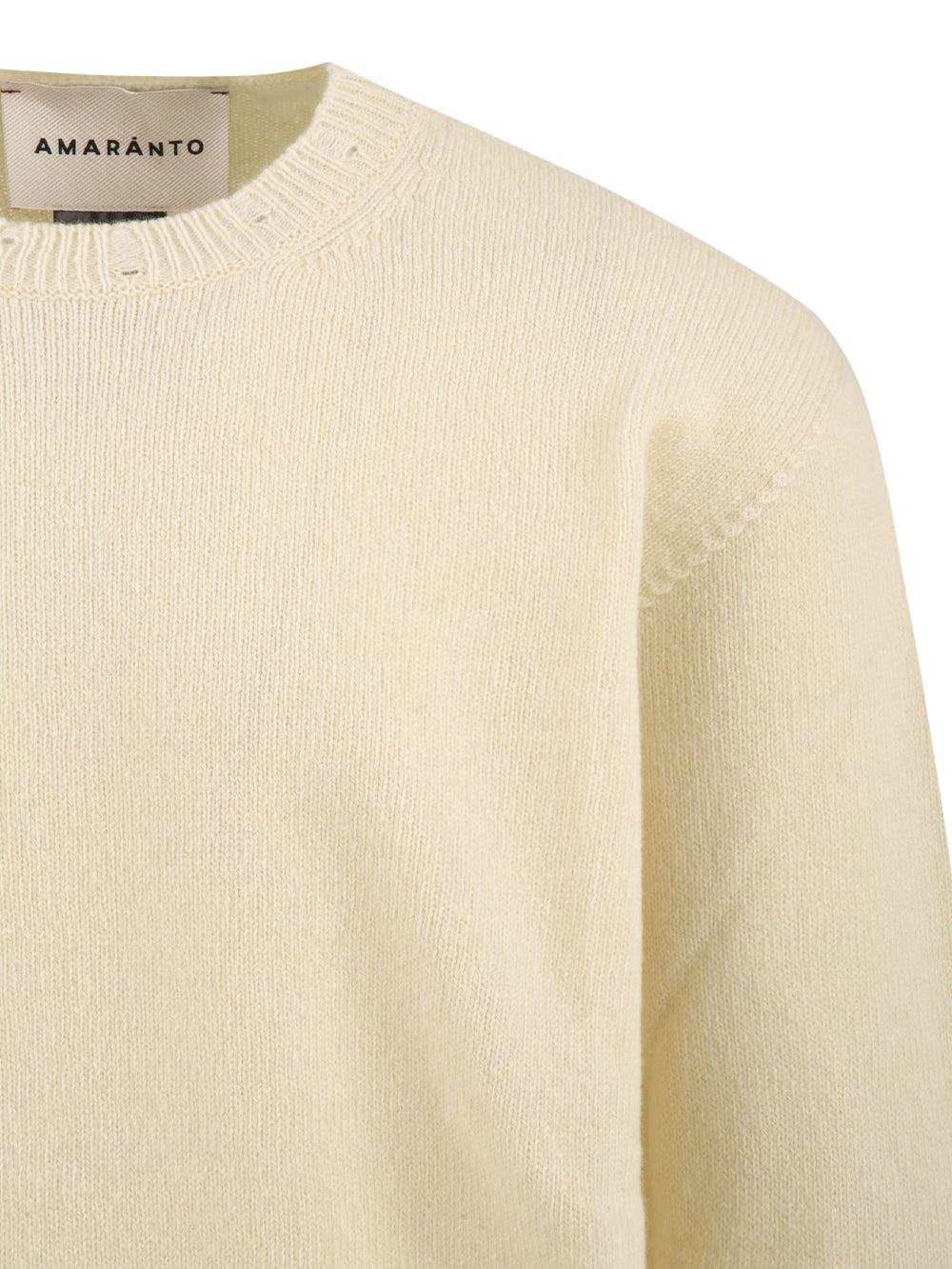 Maglione Girocollo AMARANTO Uomo - Bianco