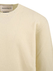 Maglione Girocollo AMARANTO Uomo - Bianco