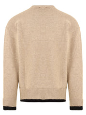 Maglione girocollo AMARANTO Uomo - Beige