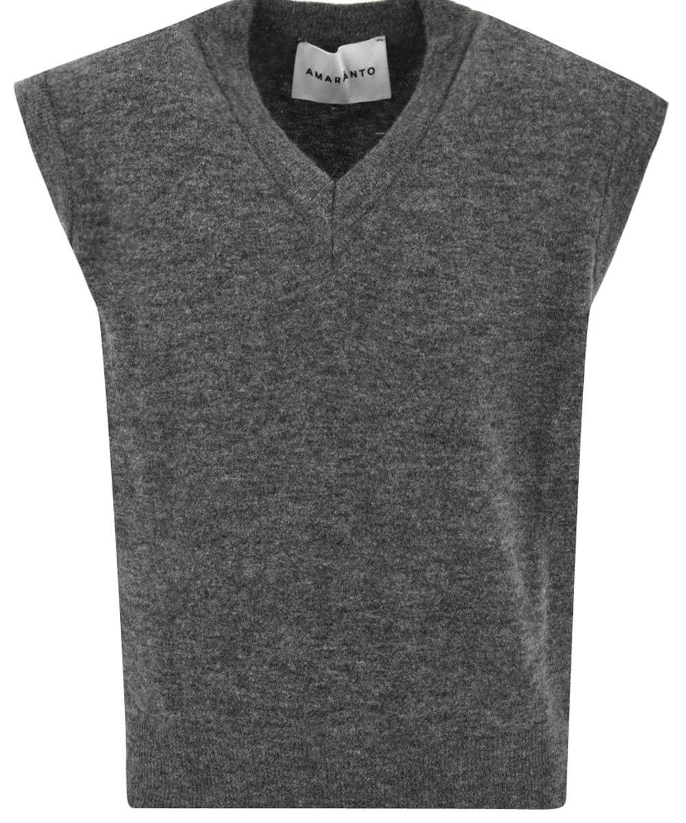 Maglione giromanica AMARANTO Uomo - Grigio