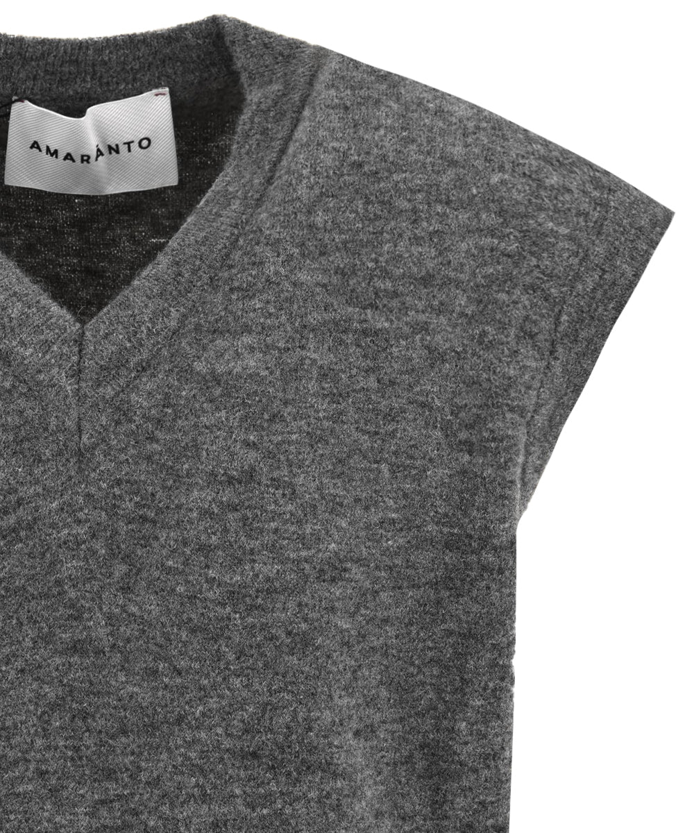 Maglione giromanica AMARANTO Uomo - Grigio