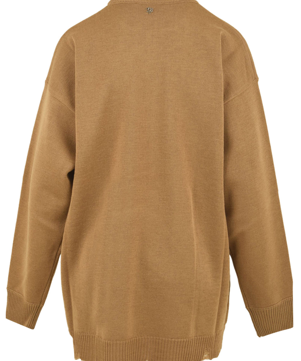 Maglione maxi Iron Maiden ANIYE BY Donna - Beige