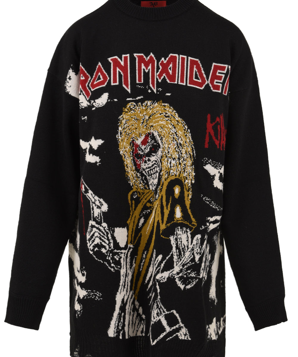 Maglione maxi Iron Maiden ANIYE BY Donna - Nero