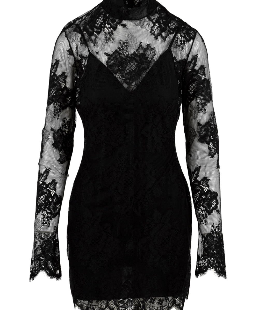 Abito tubino in pizzo ANIYE BY Donna - Nero