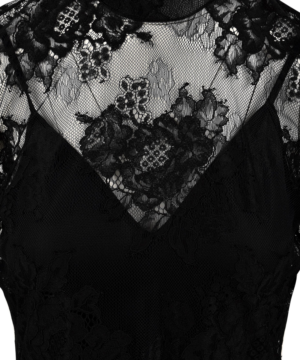 Abito tubino in pizzo ANIYE BY Donna - Nero