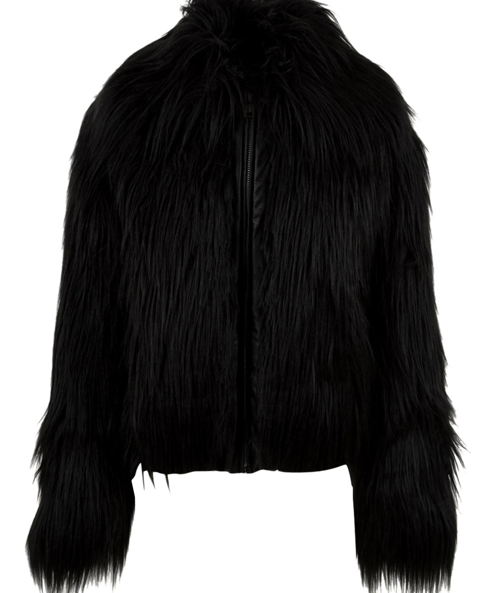 Pelliccia bomber Penny ANIYE BY Donna - Nero