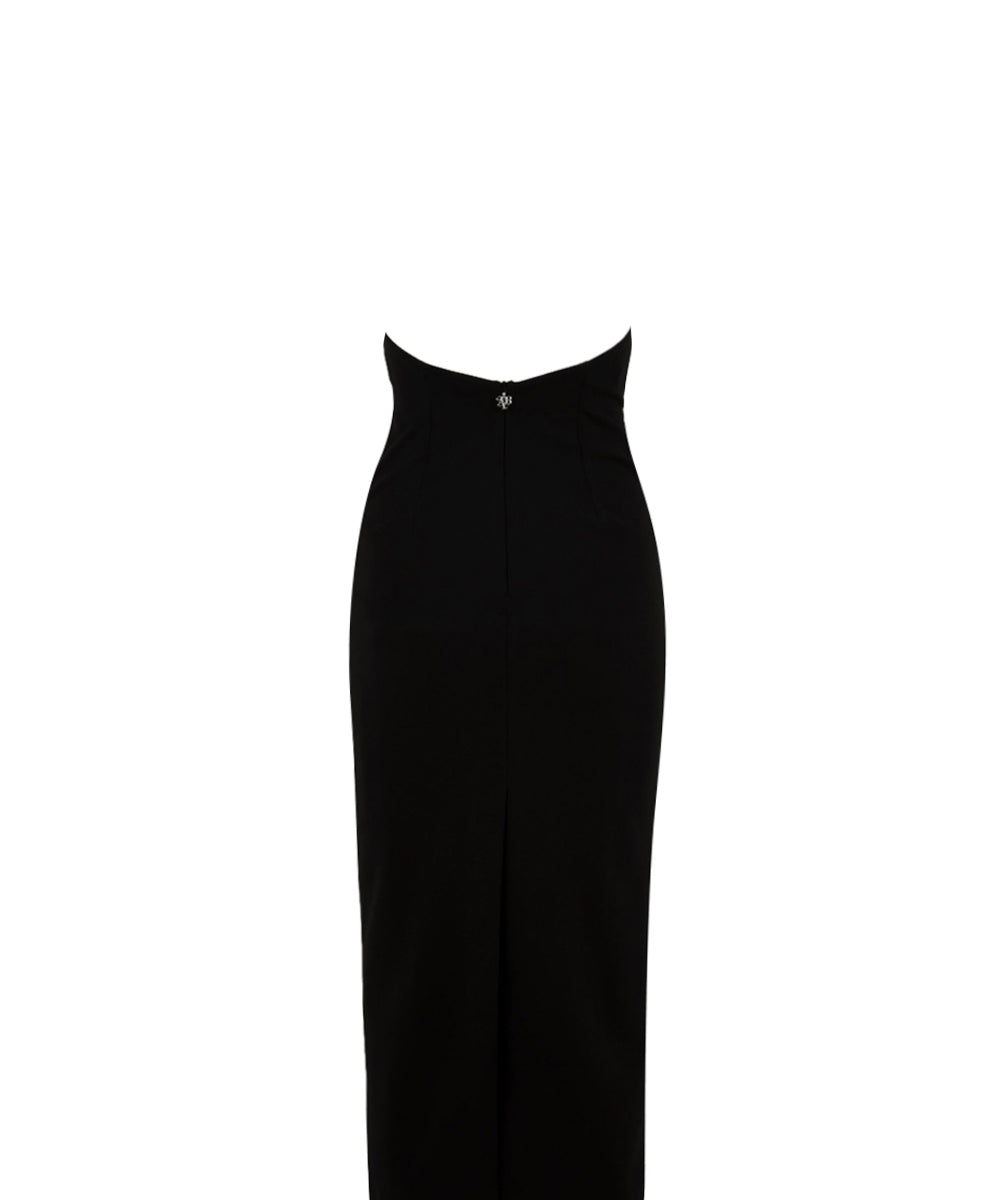 Abito jabot midi Sienna ANIYE BY Donna - Nero