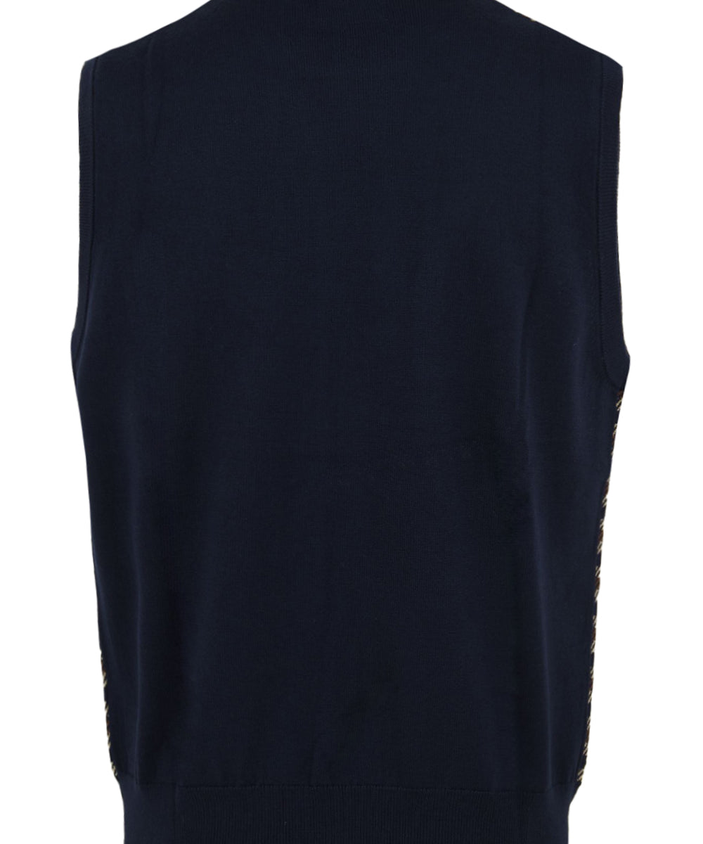 Maglione Check Vest AQUASCUTUM Uomo - Blue