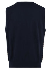 Maglione Check Vest AQUASCUTUM Uomo - Blue