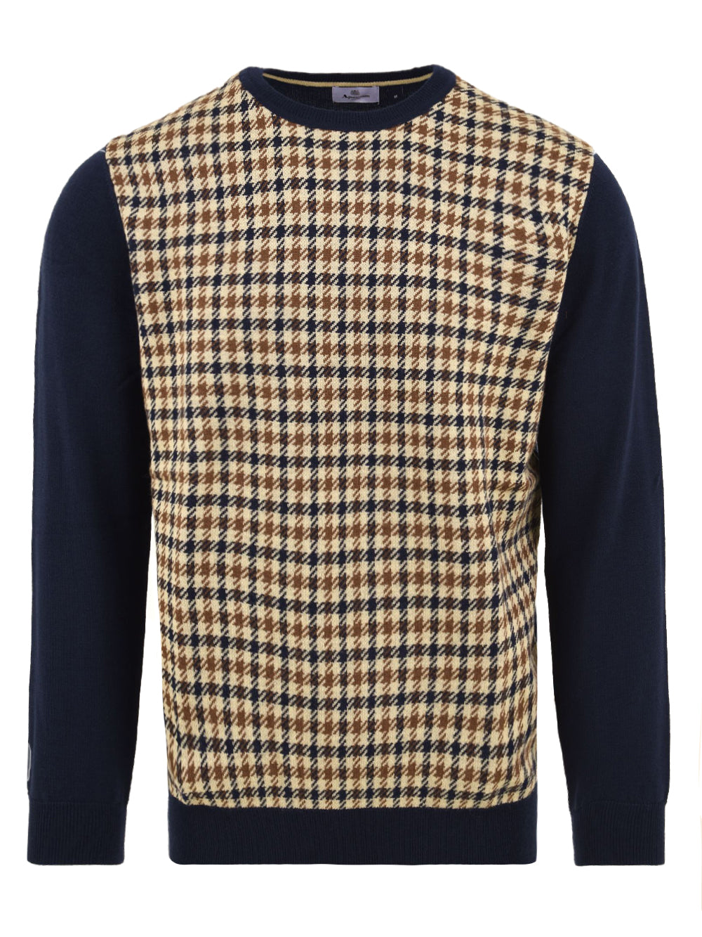 Maglione Check Sweater AQUASCUTUM Uomo - Blue