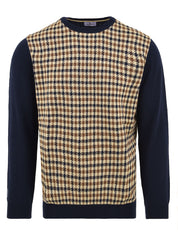 Maglione Check Sweater AQUASCUTUM Uomo - Blue