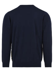 Maglione Check Sweater AQUASCUTUM Uomo - Blue