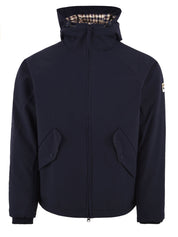 Parka Mid in Soft Shell AQUASCUTUM Uomo - Blue