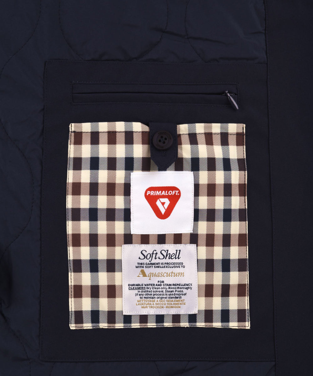 Parka Mid in Soft Shell AQUASCUTUM Uomo - Blue