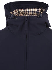 Parka Mid in Soft Shell AQUASCUTUM Uomo - Blue