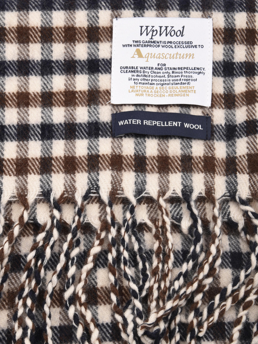 Sciarpa Wool Iconic AQUASCUTUM Uomo - Beige