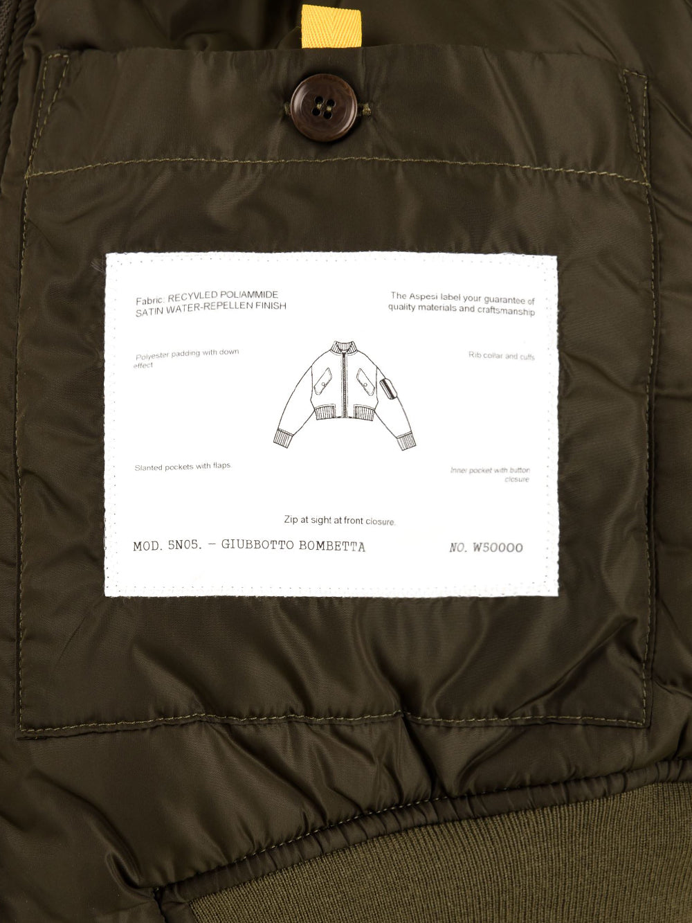 Bomber Bombetta ASPESI Donna - Verde