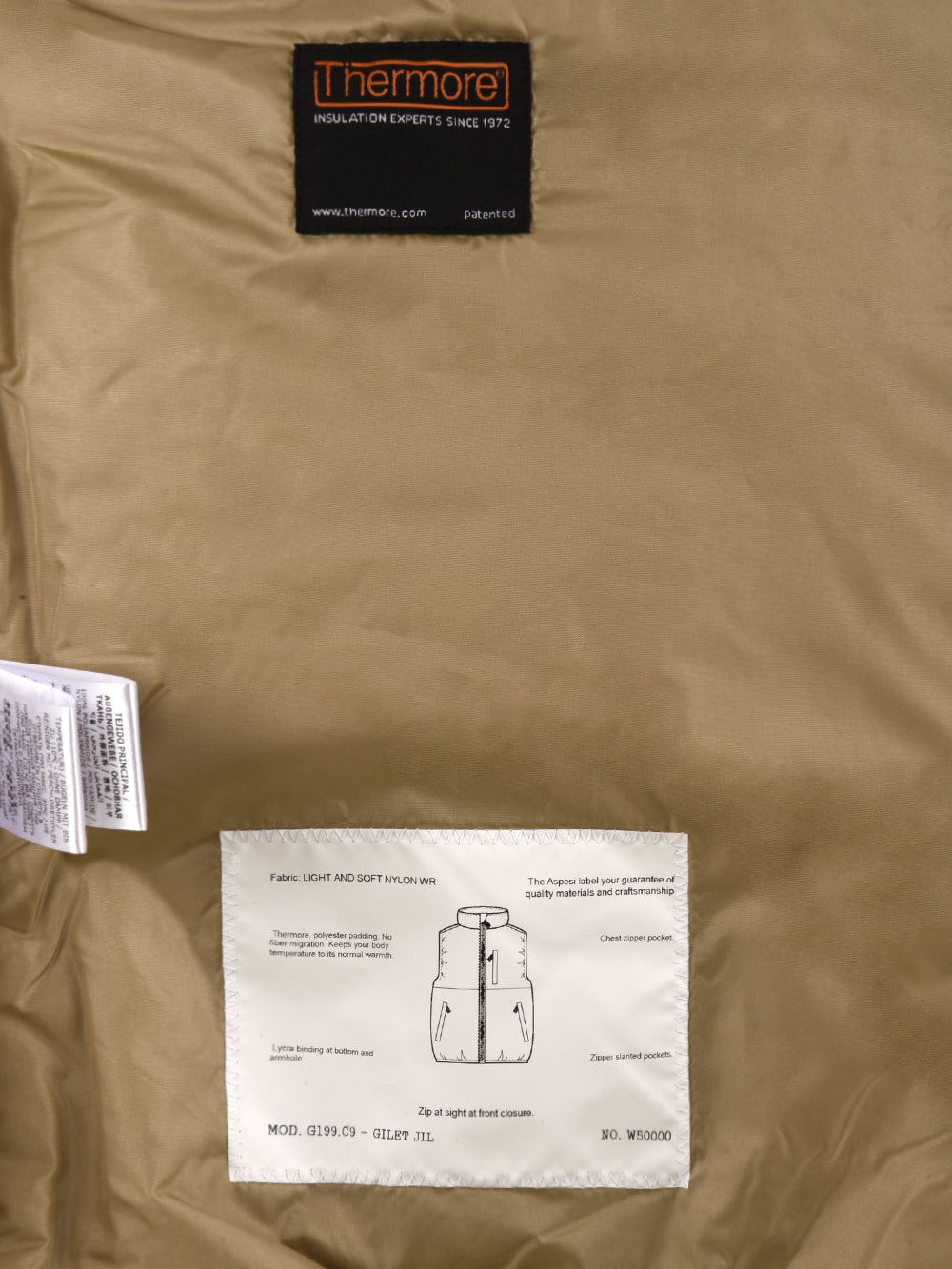 Gilet Jil ASPESI Uomo - Beige