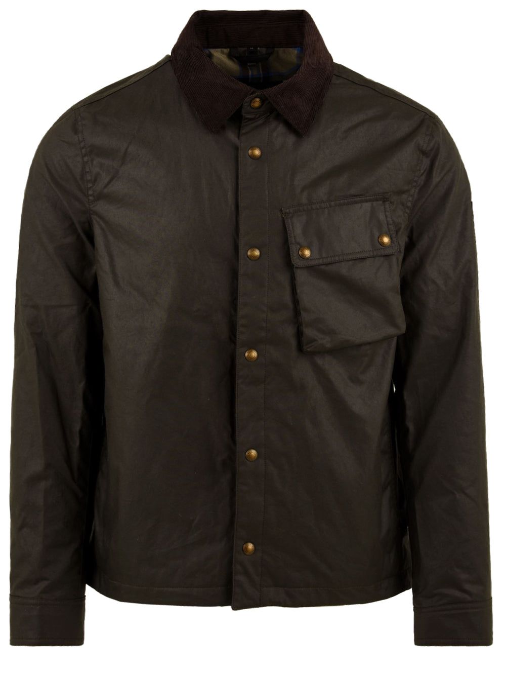 Giacca Ground Waxed Cotton BELSTAFF Uomo - Verde