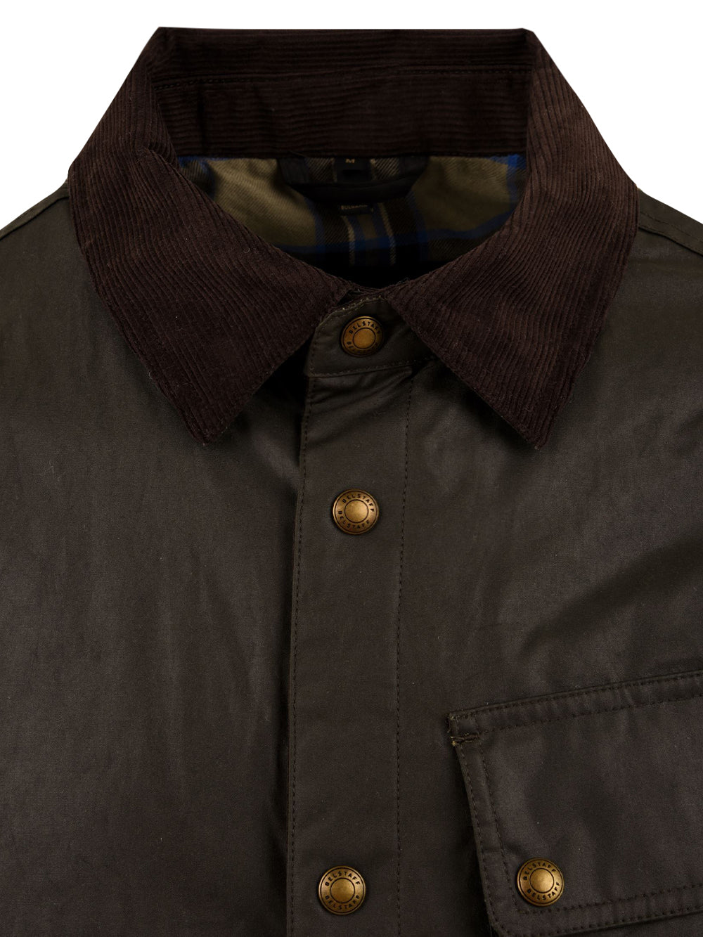 Giacca Ground Waxed Cotton BELSTAFF Uomo - Verde