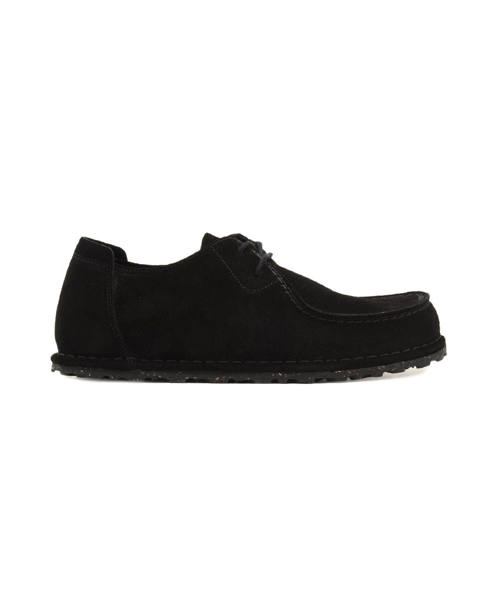 Mocassini Utti Lace Suede Leather BIRKENSTOCK Uomo - Nero