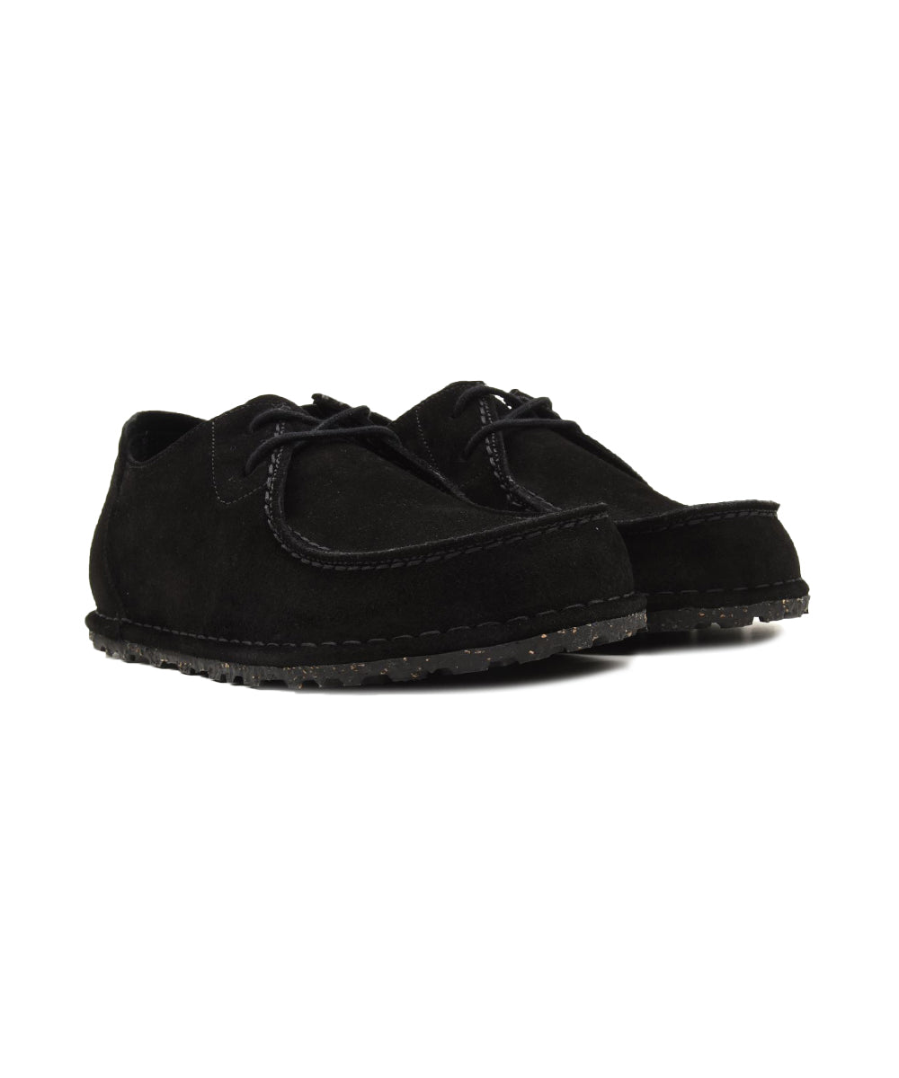 Mocassini Utti Lace Suede Leather BIRKENSTOCK Uomo - Nero