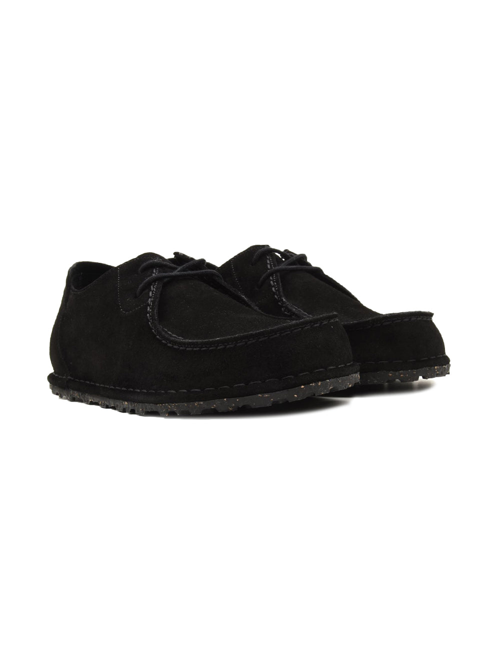 Mocassini Utti Lace Suede Leather BIRKENSTOCK Uomo - Nero