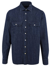 Camicia collo Nigel Idro BORRIELLO Uomo - Blue