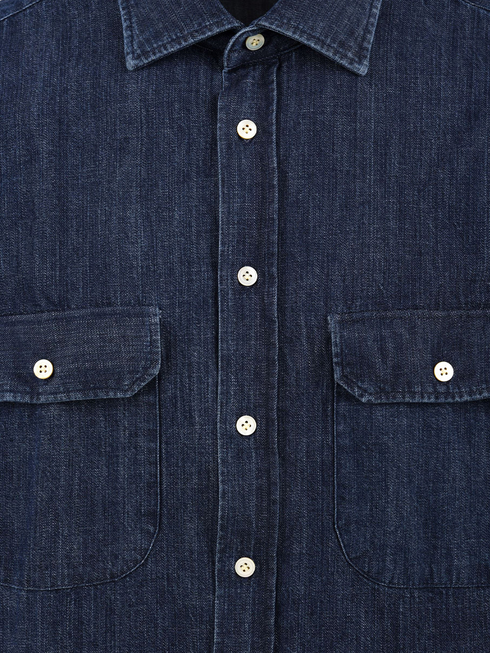 Camicia collo Nigel Idro BORRIELLO Uomo - Blue