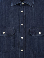 Camicia collo Nigel Idro BORRIELLO Uomo - Blue