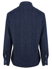 Camicia collo Nigel Idro BORRIELLO Uomo - Blue