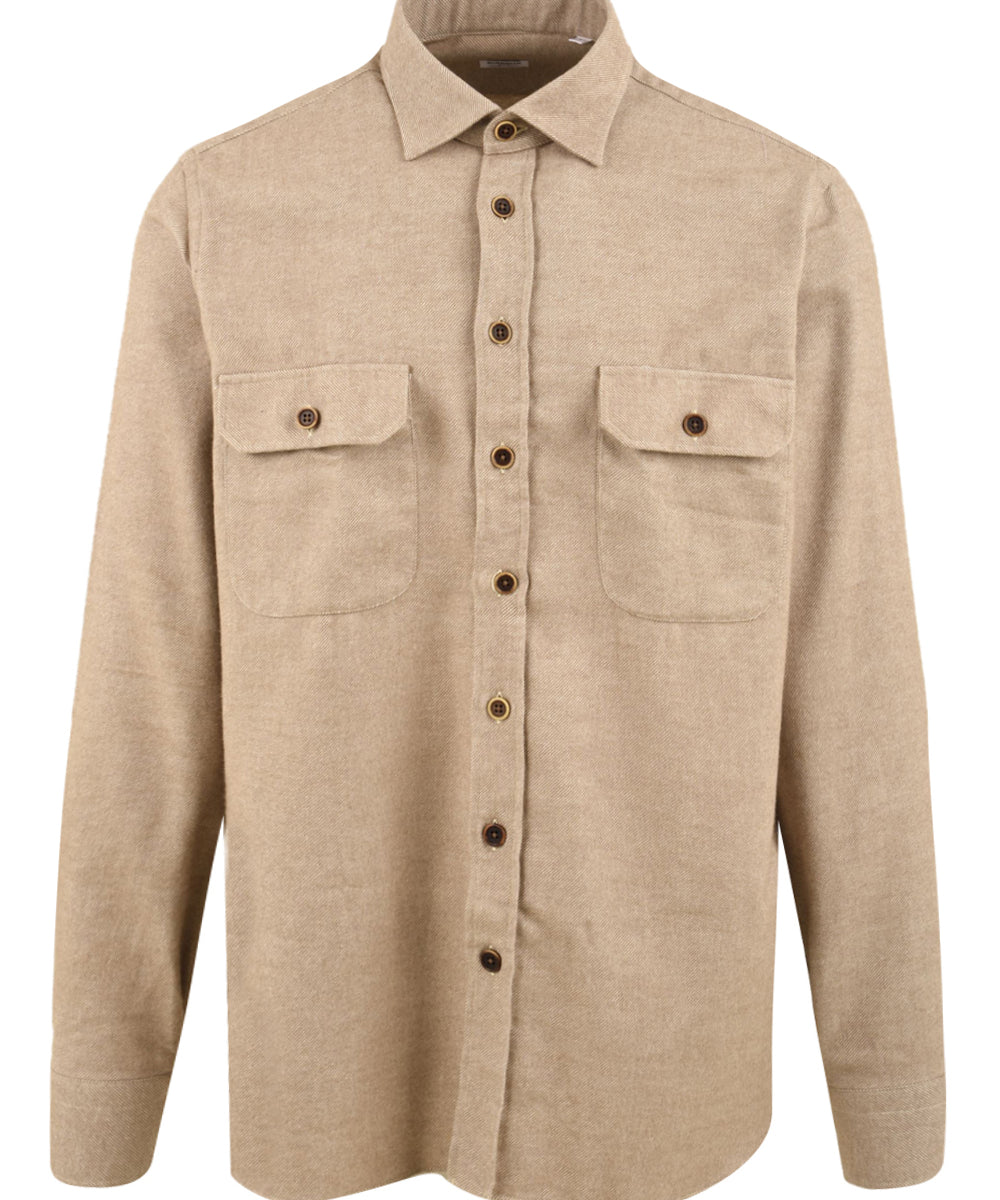 Camicia collo Nigel BORRIELLO Uomo - Beige